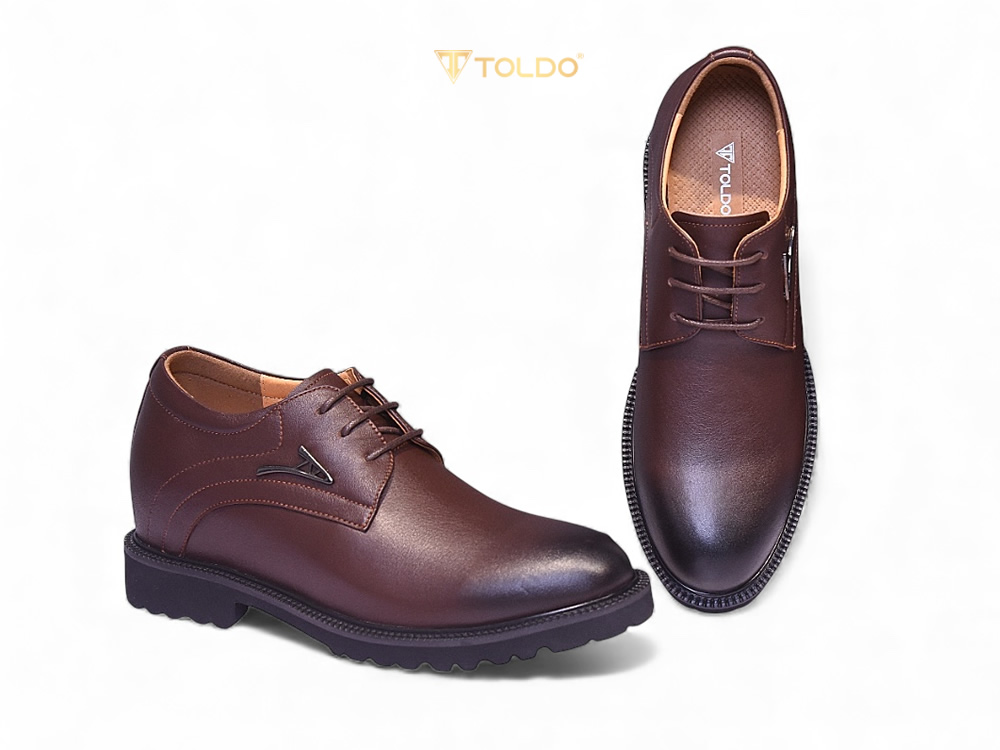 Giày nam cao 10cm da mềm nhẹ 9